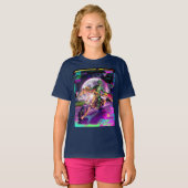 バイク レース ドラゴン Tシャツ (正面フル)