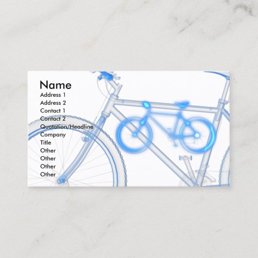 バイク 名刺 (正面)