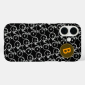 バイク+名前入りなパターン Case-Mate iPhoneケース (裏面 (横))