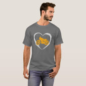 バイク 愛 友達 Tシャツ (正面フル)