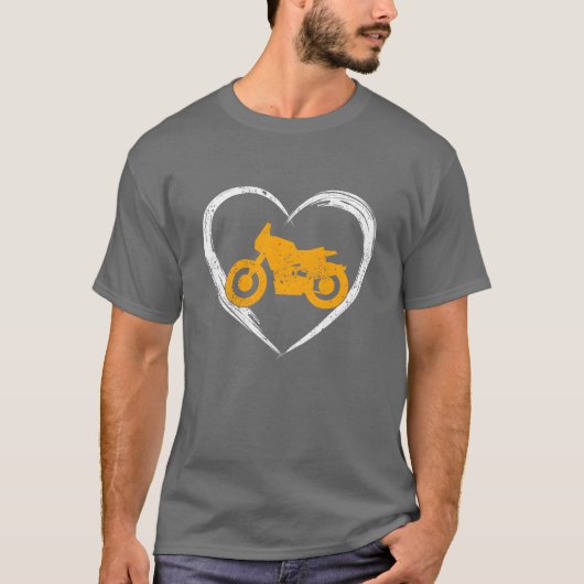 バイク 愛 友達 Tシャツ (正面)
