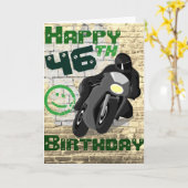 バイク「誕生日46thスチル得ITカード」 カード (黄色い花)