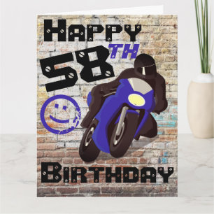 バイク「誕生日58thスチルイ得ット カード