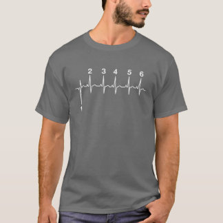 バイク 車 ギア シフト レース バイカー ハートビート f tシャツ