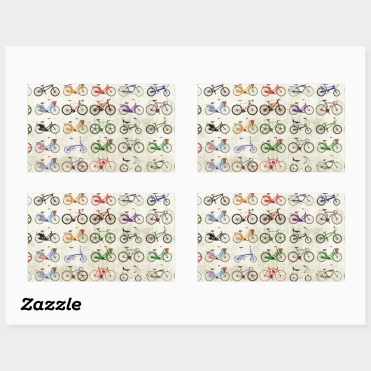 バイク 長方形シール (シート)