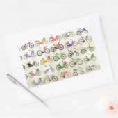 バイク 長方形シール (封筒)