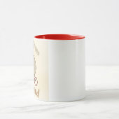 バイクBFTGコーヒーマグに乗る マグカップ (中央)