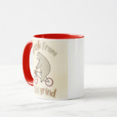 バイクBFTGコーヒーマグに乗る マグカップ (正面左)