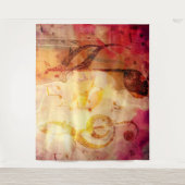 バイグランジオリンの音楽音符 タペストリー (正面)