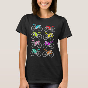 バイケパッキング自転車パタカラフルーン Tシャツ