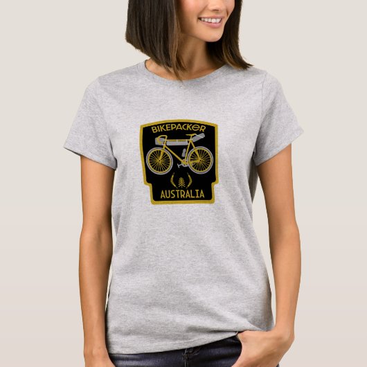 バイケパッキング・オーストラリア Tシャツ (正面)