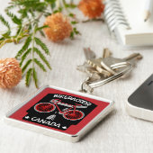 バイケパッキング・カナダ キーホルダー (側面)