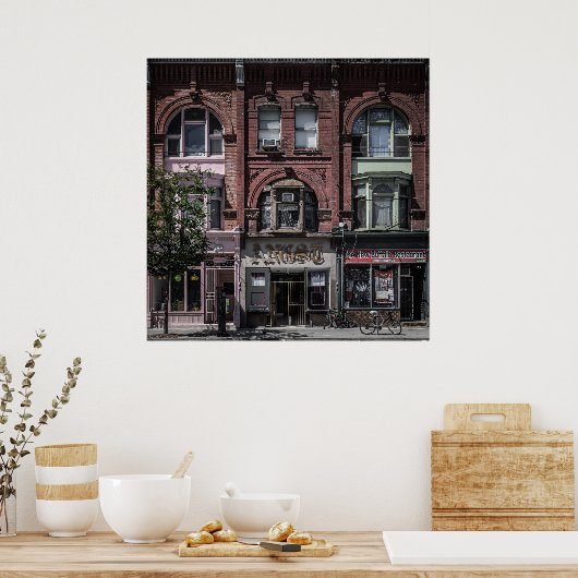 バイゴネスと美容師とバファロス3色 ポスター (キッチン)