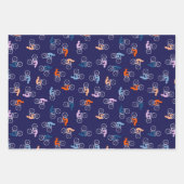 バイサイクリングのラッピング紙 ラッピングペーパーシート (正面2)