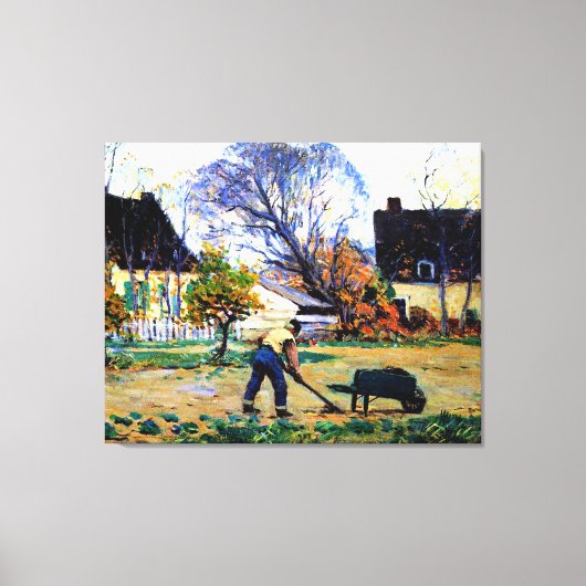 バイサン=ポール秋シーン、クラレンス・ガニョン・アート、 キャンバスプリント (正面)