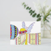 バイザウィングオブアンエンジェルウクライナフォークアート ポストカード (スタンド正面)