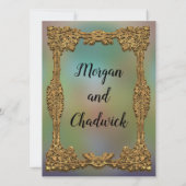 バイザシーガラ結婚式招待状 招待状 (裏面)