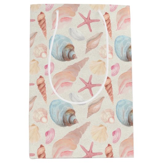 バイザシーシリーズデザイン10 ミディアムペーパーバッグ (正面)