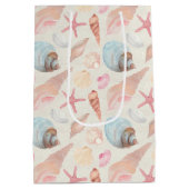 バイザシーシリーズデザイン10 ミディアムペーパーバッグ (裏面)