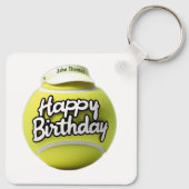 バイザー付きハッピーバースデーボール キーホルダー (裏面)