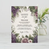 バイシードルーラルファームウッドフルーツアイビーヴィンヤード結婚ズ 招待状 (スタンド正面)