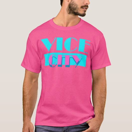 バイスシティの友達 Tシャツ (正面)