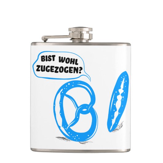 バイストウールzugezogen フラスク (正面)