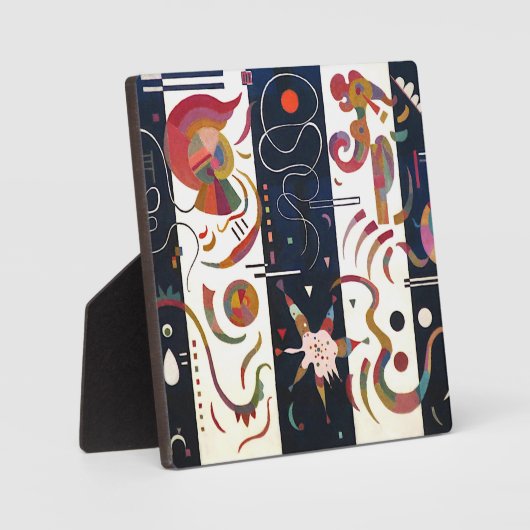 バイストライプのワシリー・カンディンスキー フォトプラーク (正面)