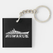 バイスマーク正方形(両面)キーチェーン キーホルダー (裏面)