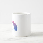 バイセクシャルな雄鶏と子猫 コーヒーマグカップ (中央)