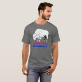 バイセクシャルのバイソン Tシャツ (正面フル)