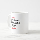 バイセクシャルの少年はみんなに愛される コーヒーマグカップ (正面左)