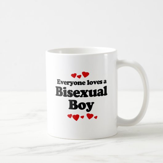 バイセクシャルの少年はみんなに愛される コーヒーマグカップ (右)