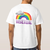 バイセクシャルは愛される Tシャツ (裏面)