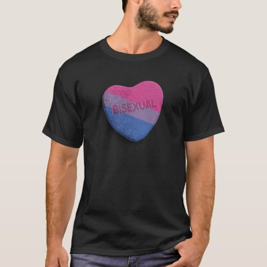 バイセクシャルキャンディ -.png tシャツ (正面)