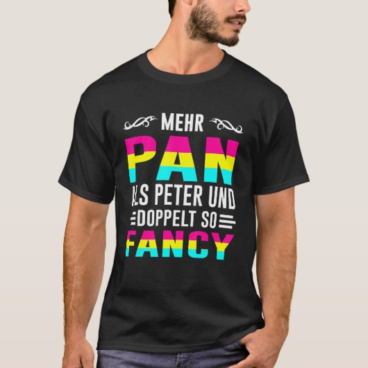 バイセクシャルゲイBi Lgbtq Peter & Twoよりパン Tシャツ (正面)