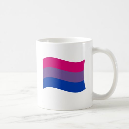 バイセクシャルフラグの波 コーヒーマグカップ (右)