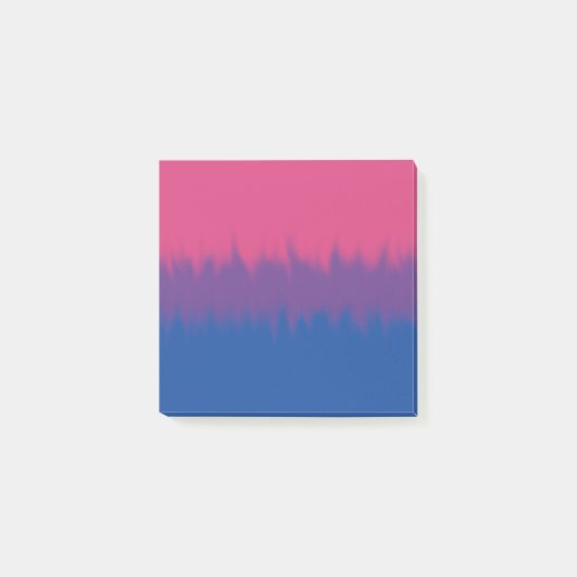 バイセクシャルフラグ付箋 ポストイット (正面)
