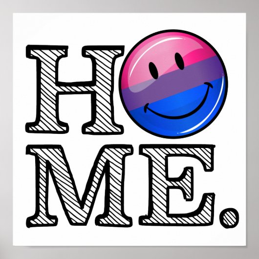 バイセクシャルフラグ引っ越し祝いパーティー ポスター (正面)