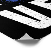 バイセクシャルプライドフラッグハートラブ ポスター (角)