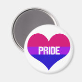 バイセクシャルプライドラブ マグネット (正面/裏面)
