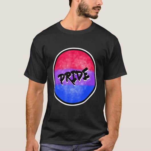 バイセクシャルプライドレインボーバイセクシャルフラッグLgbtゲイ Tシャツ (正面)