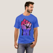 バイセクシャルプライドレジスタンス Tシャツ (正面フル)