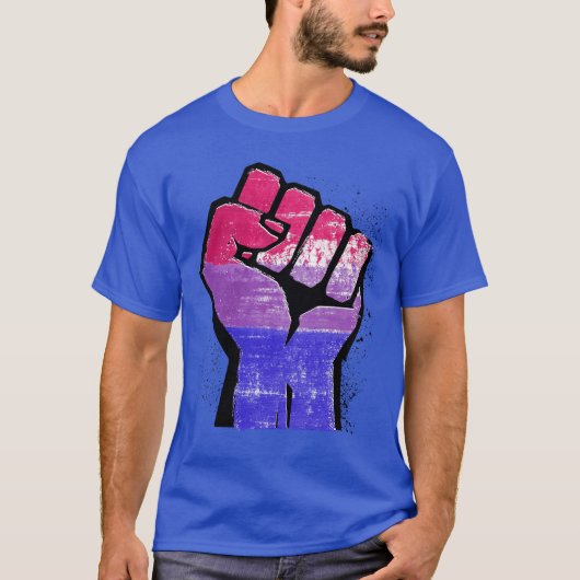 バイセクシャルプライドレジスタンス Tシャツ (正面)