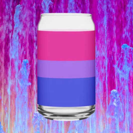 バイセクシャルプライド乾杯 ガラス缶