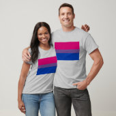 バイセクシャルプライド国旗LGBTQ+ Tシャツ (ユニセックス)
