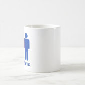 バイセクシャルラブは愛男性 コーヒーマグカップ (中央)