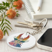 バイセクシャル妖精の国キーチェーン キーホルダー (正面右)