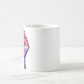 バイセクシャル抗議のこぶし コーヒーマグ コーヒーマグカップ (中央)