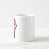 バイセクシャル抗議フィスト コーヒーマグカップ (中央)